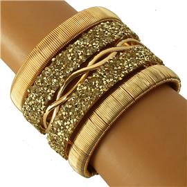 Metal Glitter Bangle