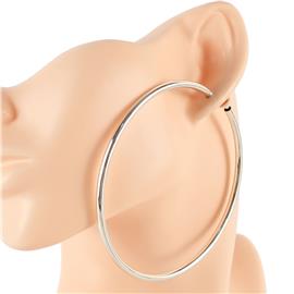 80MM Metal Clip-On Hoop Earring