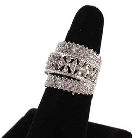 "7" CZ Micro Pave Ring "