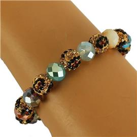 10mm Stones Ball Strech Bracelet