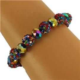 10mm Stones Ball Strech Bracelet