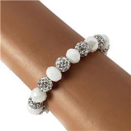 10mm Stones Ball Strech Bracelet