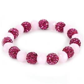 10mm Stones Ball Strech Bracelet