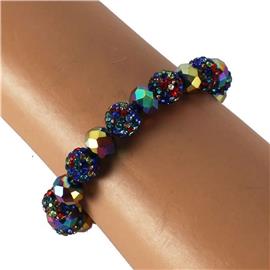 10mm Stones Ball Strech Bracelet