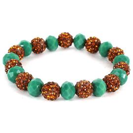 10mm Stones Ball Strech Bracelet