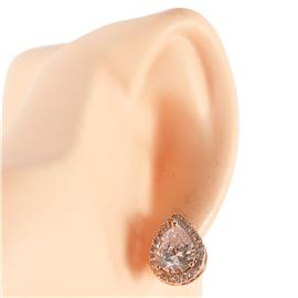 Cubic Zirconia Teardrop Earring