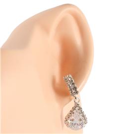 Cubic Zirconia Teardrop Earring