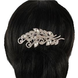 Rhinestones Swirl Hair Comb