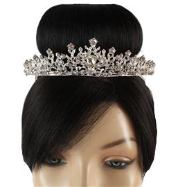 Crystal Teardrop Tiara