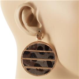 Dangling Animal Print Earring