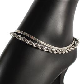 Metal Twisted Anklet