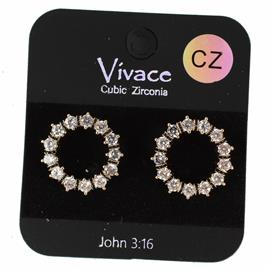 CZ Stud Earring