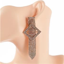 Rhinestones Dangle Earring