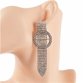 Rhinestones Dangle Earring