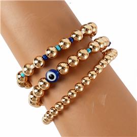 Evil Eye Multi Layered Breacelet