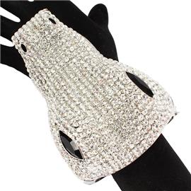 Crystal Alligator Bangle