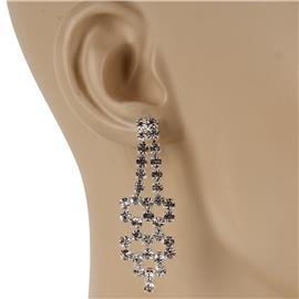 Rhinestone Square Earring