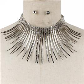 Metal Necklace Set