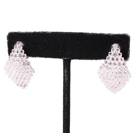 Crystal Diamond Shape Earring