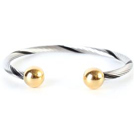 Cable Sphere Bangle