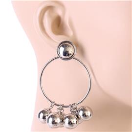 Cluster Ball Earring