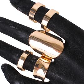 Metal Multi-Midi Rings