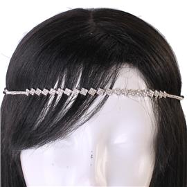 Rhinestones Squares Hair-Band