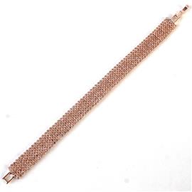 Rhinestones Fives Lines Bracelet