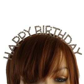 Crystal Happy Birthday Headband