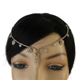 Rhinestones Fringed Head Chain