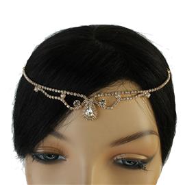 Rhinestones Tear Head Chain