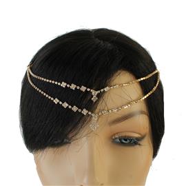 Rhinestones Drop Square Head Chain