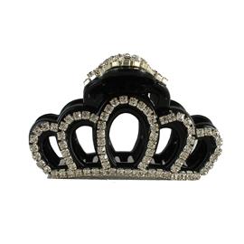 Rhinestone Crown Mini Hair Claw