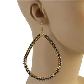 Fashion Beads Teardrop Earring