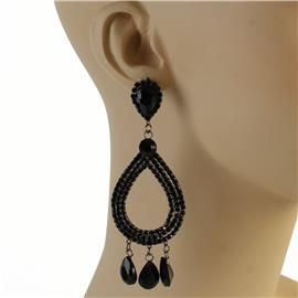 Crystal Teardrop Earring