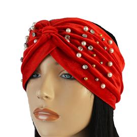 Velvet Pearls Headscarf