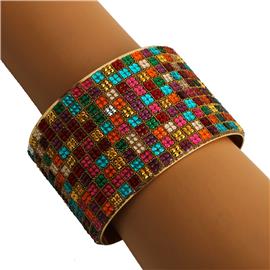 Rhinestones Cuff Bangle