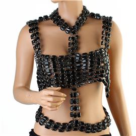 Fashion Rhinestone Body Chain