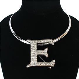 ""Omega Monogram "E" Necklace "