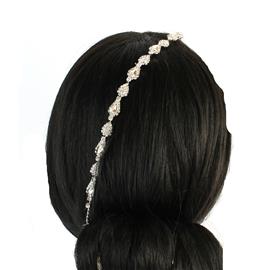 Rhinestones Teardrop Long Hair Pin