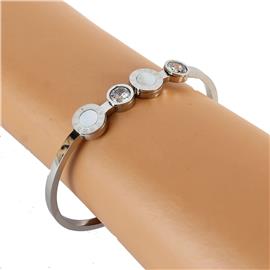 Stainless Steel Round Bangle