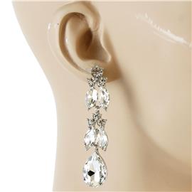 Crystal Teardrop Earring