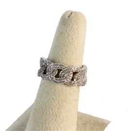 ""6" CZ Link Ring "