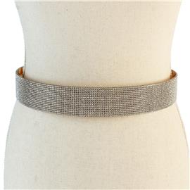 Metal 16 Lines Rhinestones Belt