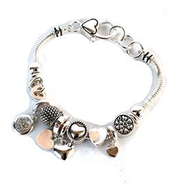 Metal Charms Heart Bracelet