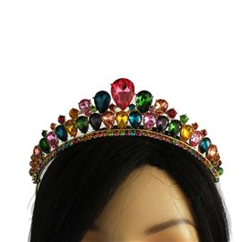 Crystal Teardrop Tiara