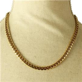 ""18" Stainless Steel Link Chain Necklace "