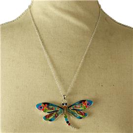 Ennamel Dragonfly Pendant Necklace