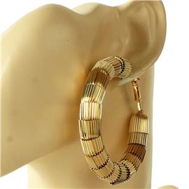 60mm Metal Hoop Earring