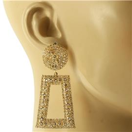 Rhinestones Dangling Earring